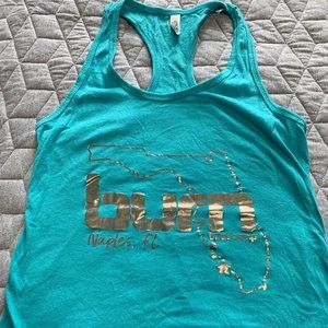 Burn Bootcamp - Naples Florida Teal Tank - SIze M